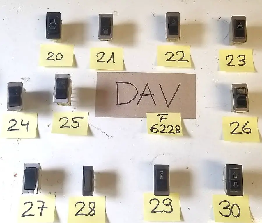 Schalter Oldtimer DAV/SEIM/Diverse occ. gebraucht