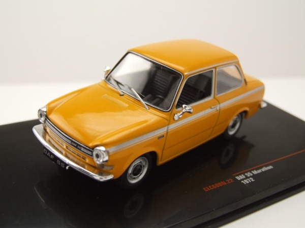 NEU: DAF 55 Marathon 1967-1972 orange / weiss 1:43 von IXO