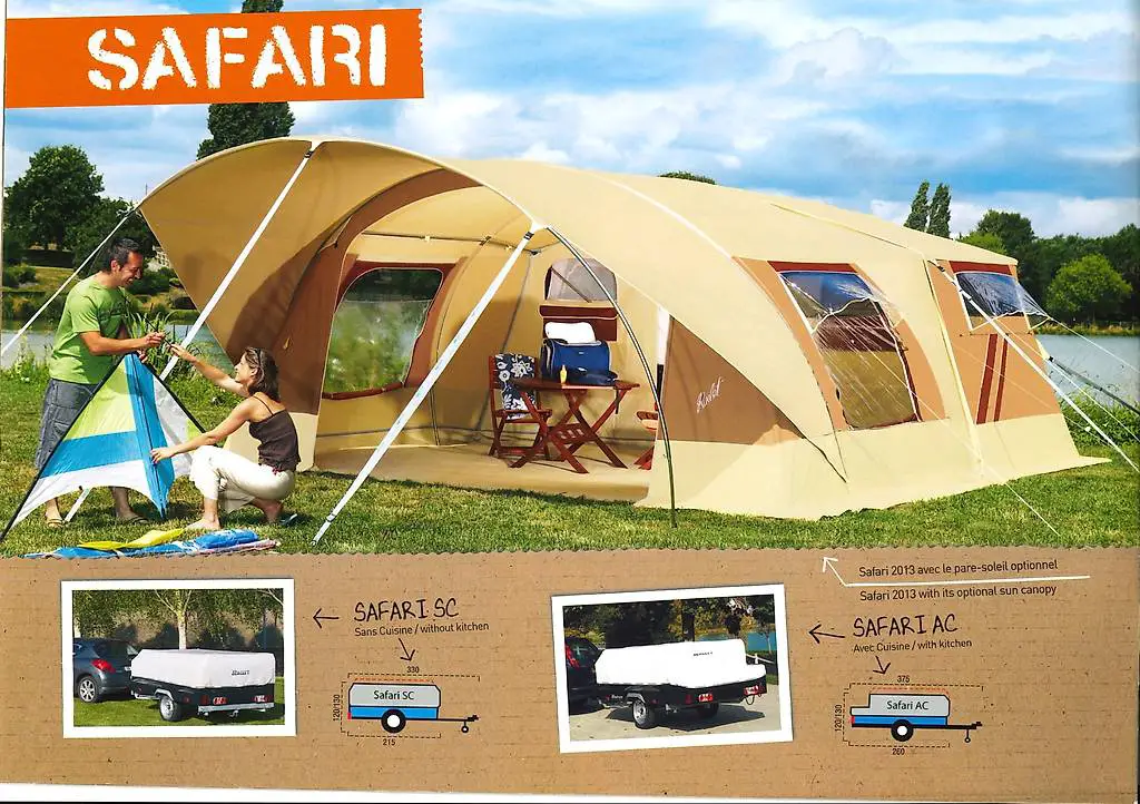 Zeltklappanhänger Raclet Safari AC Model 2013