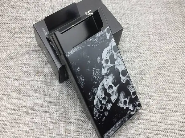  Skull Alu Zigaretten-Box, Alu Zigaretten-Etui