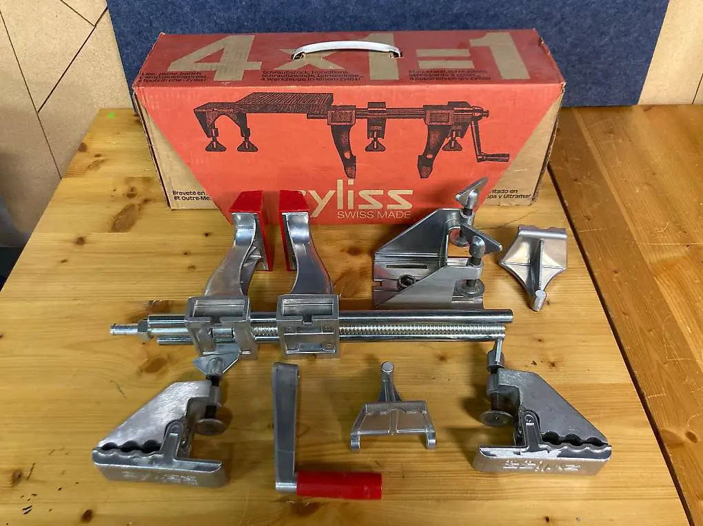 Zyliss Schraubstock, Hobelbank, Schraubzwinge, Leimzwinge