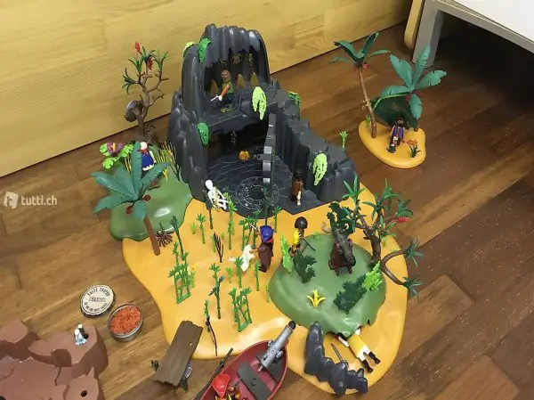 Abenteuerschatzinsel Pirateninsel mit Zubehör Playmobil