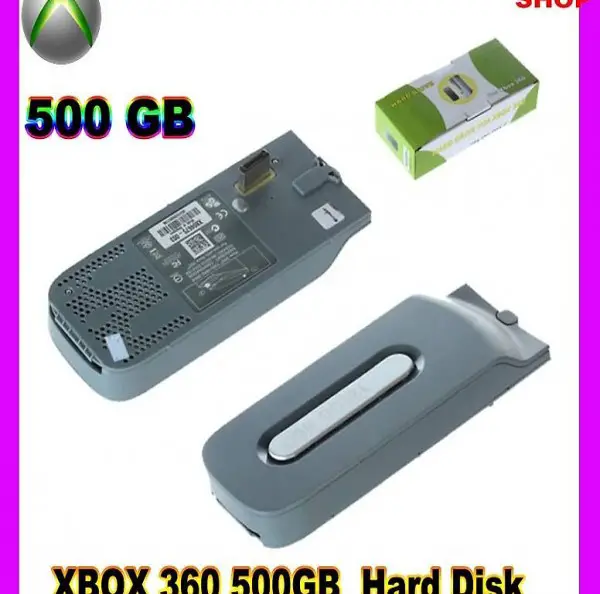  XBOX 360 Slim Fat 500GB Festplatte