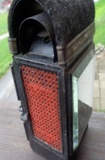 Antike Feuerwehrlampe (Kerzen) J.G. Lieb, Biberach