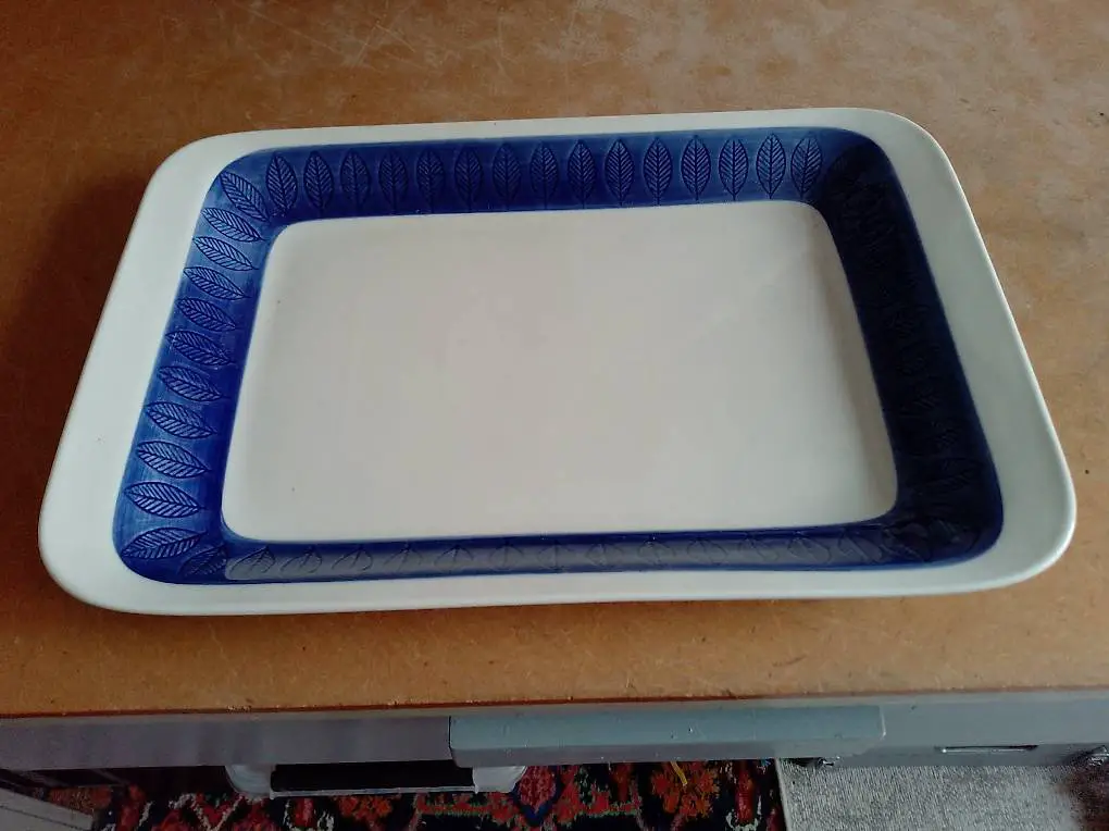 Platte Koka-Geschirr, Brotkörbli, Fleischteller, Dess