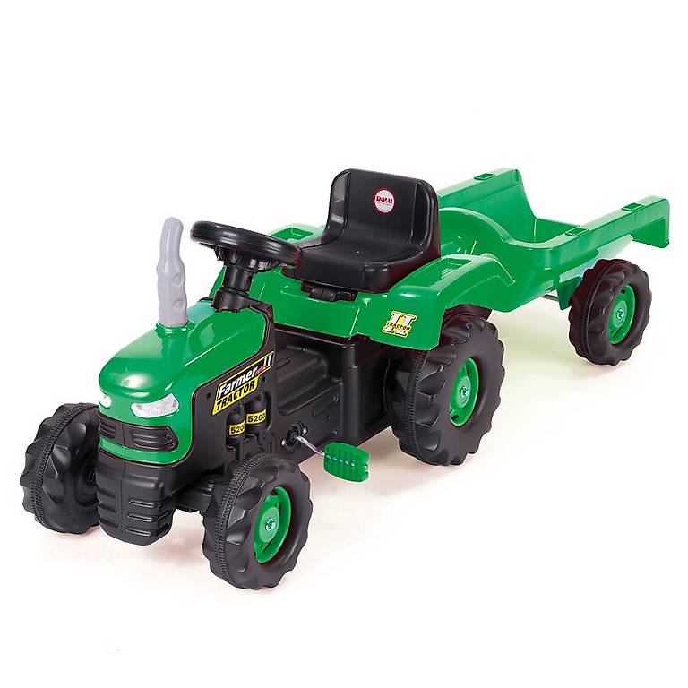 Kinder Trettraktor mit Anhänger Farmer Tractor