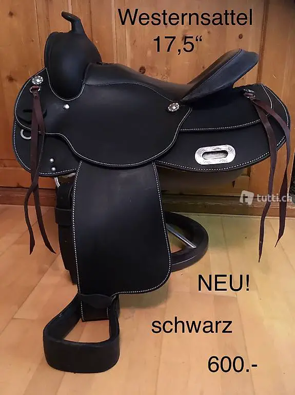 Neuer schöner bequehmer Westernsattel 17,5 Western, Sattel