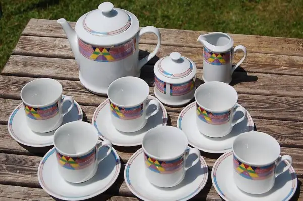 15-teiliges Tee Set Leander 1946