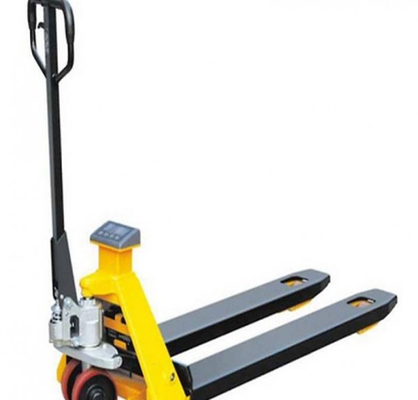  Gabelhubwagen / Palettrolli mit Waage - 77482