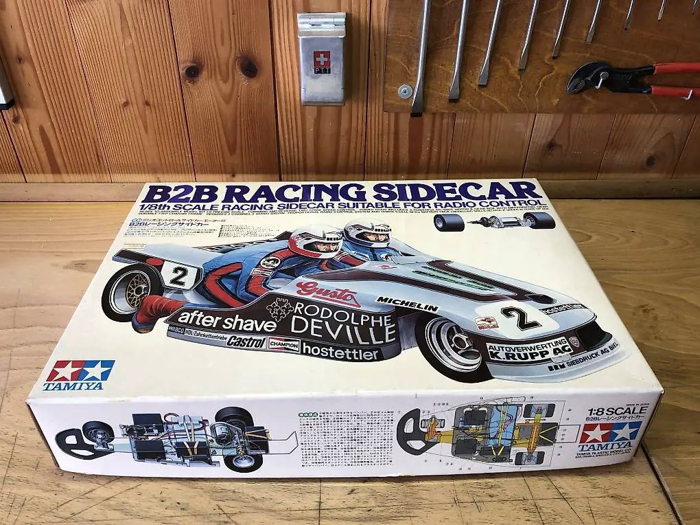 Tamiya 1/8 B2B Racing Sidecar, Item: 58017, NIB