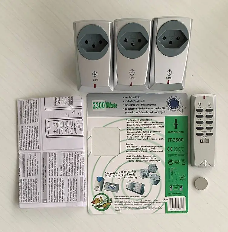 Funksteckdosen-Set mit Fernbedienung