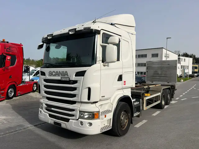 SCANIA, G440 6x2 Bahnverlad, Wechselrahmen / Containerchassis