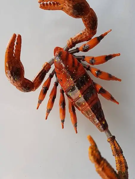 SKORPION - 3D Deko Wackel Magnet - Handbemalt - Neu