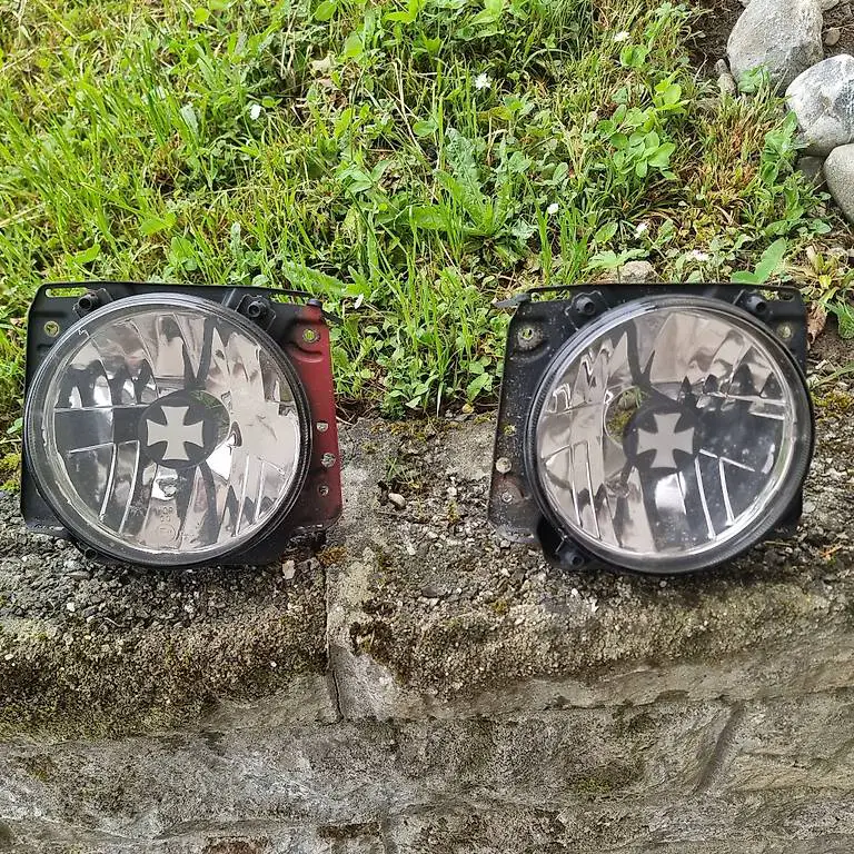 Iron Cross Klarglas Scheinwerfer VW Golf 2 II