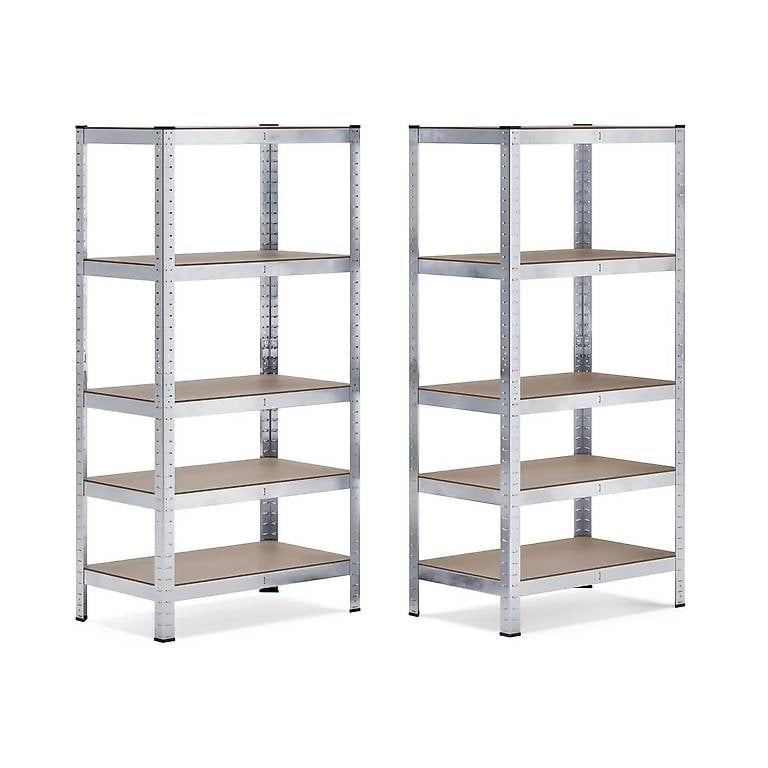 Steckregal 90 x 30 x 180 cm 2er Set