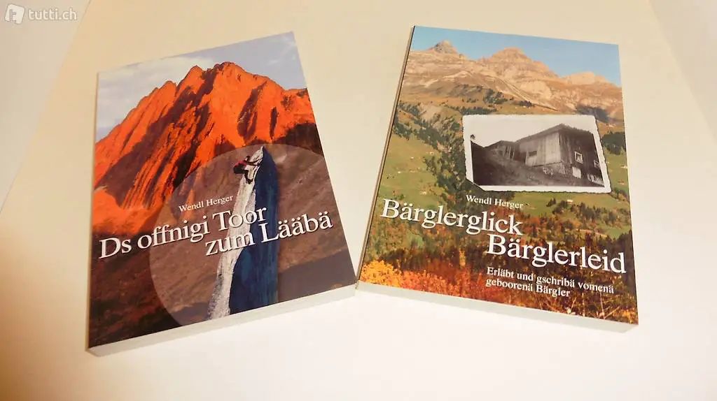 Bärglerglick-Bärglerleid. + Ds offnigi Toor zum Läbä.