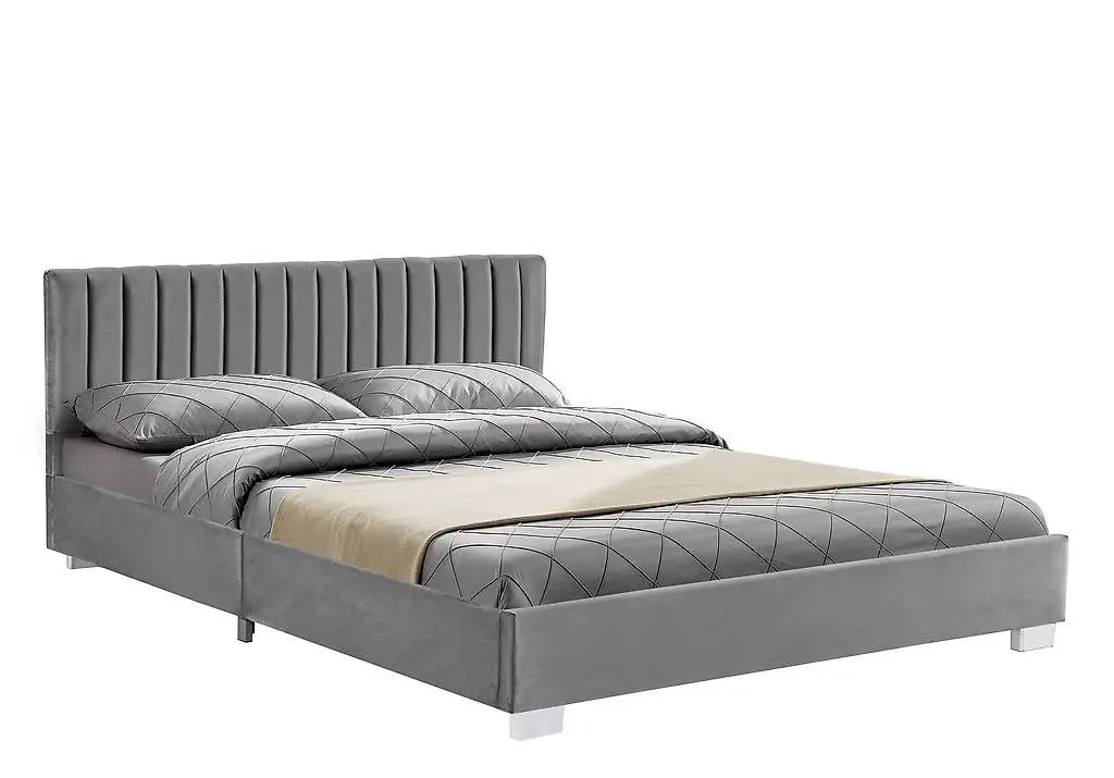 Polsterbett DAINA 140 x 200 cm anthrazit