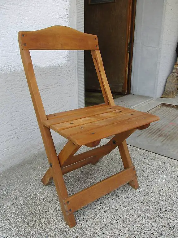 Kinder-Klappstuhl Holz HIT Garten Sitzplatz Spielzimmer