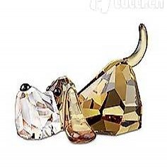 Swarovski Lovlots: Peppino (Dachshund, braun)
