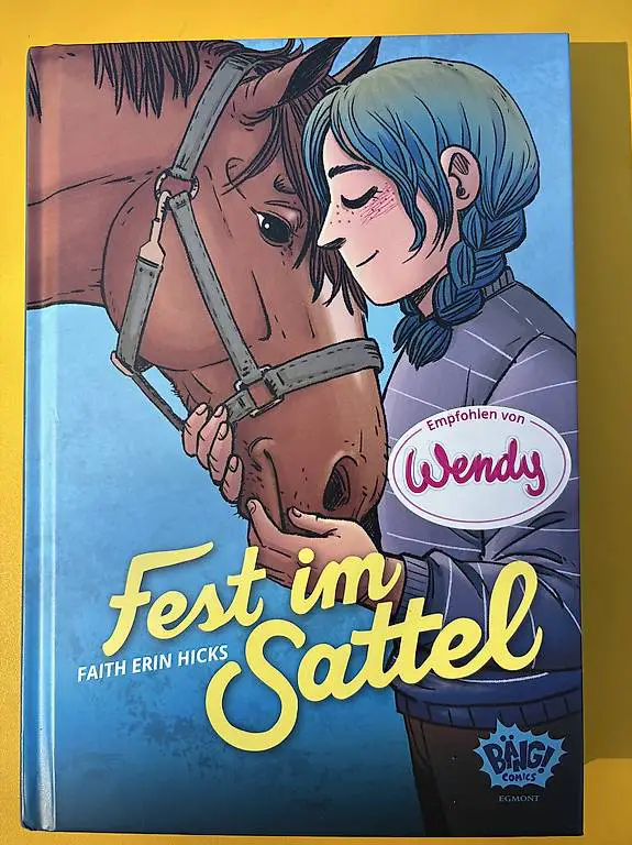 Comic: Fest im Sattel
