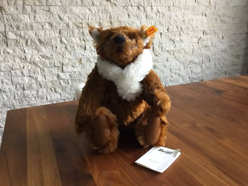 steiff rainer fuchs ted. 28 moh. rotbraun