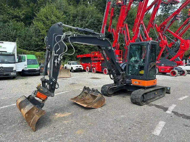 hitachi, zx55u-6 clr, bagger