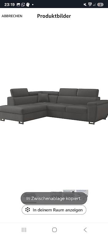 Ecksofa mit Schlaffunktion