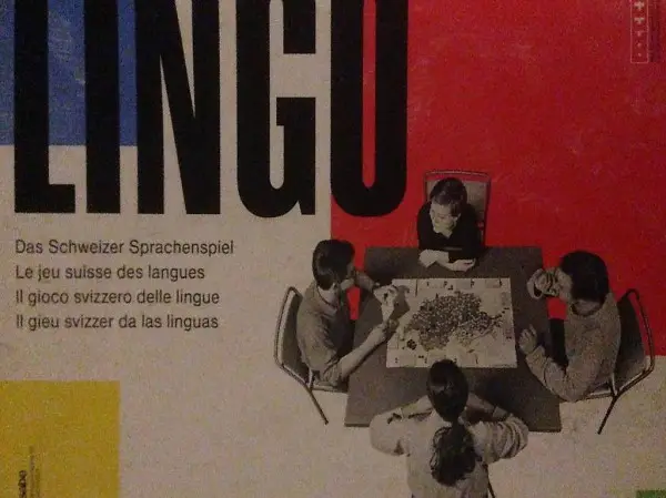 Lingo Schweizer Sprachspiel in 4 Sprachen