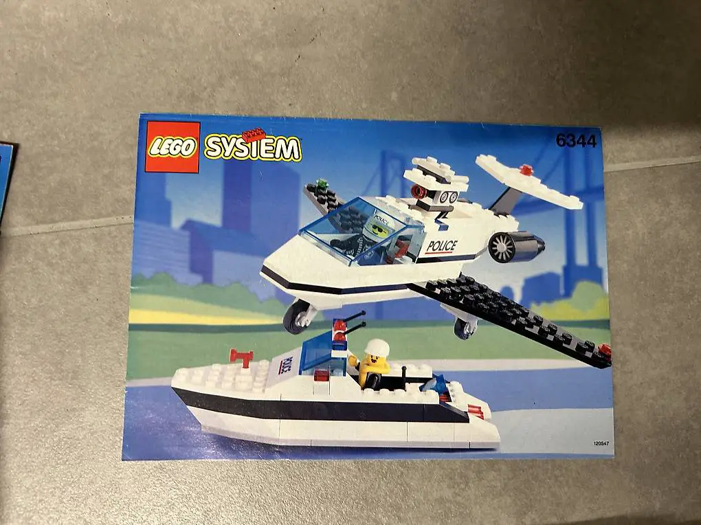 Lego 6344 Polizei Schiff und Flugzeug