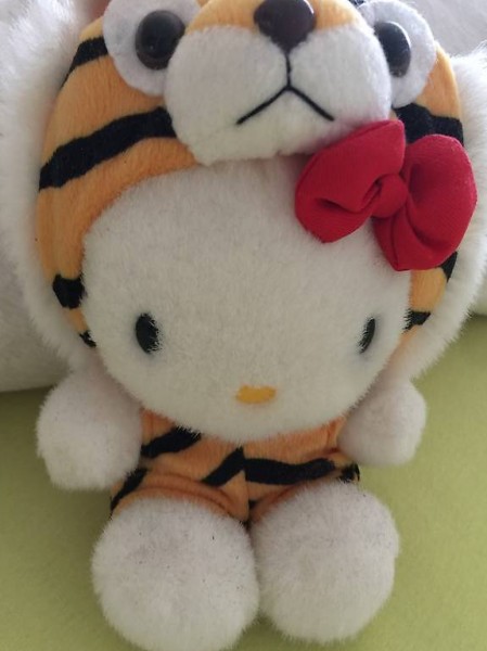 Hello Kitty con cappuccio (tigre)