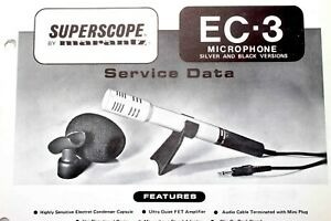 Marantz Superscope Microfon Modell: EC-3 Microfon