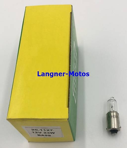 Glühlampe HERT BA9S 12 Volt 23 Watt Beleuchtung Blinker Töff