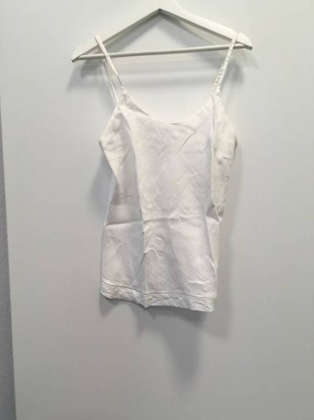 120% LINO, Trägertop, weiss, 100% Leinen, M/44 (IT)