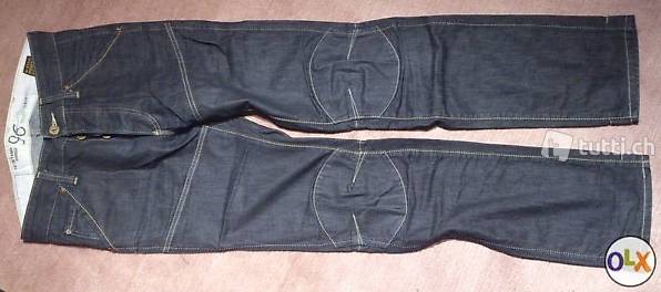 G Star Herren Bikerjeans Elwood 96 in dunkelgrau, Grösse W29