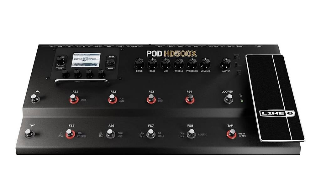 Line 6 hd500x pedaliera chitarra elettrica