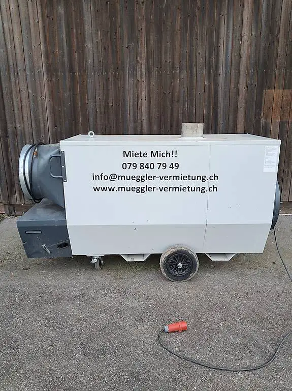 Warmluftheizung Bauheizung Warmluftofen