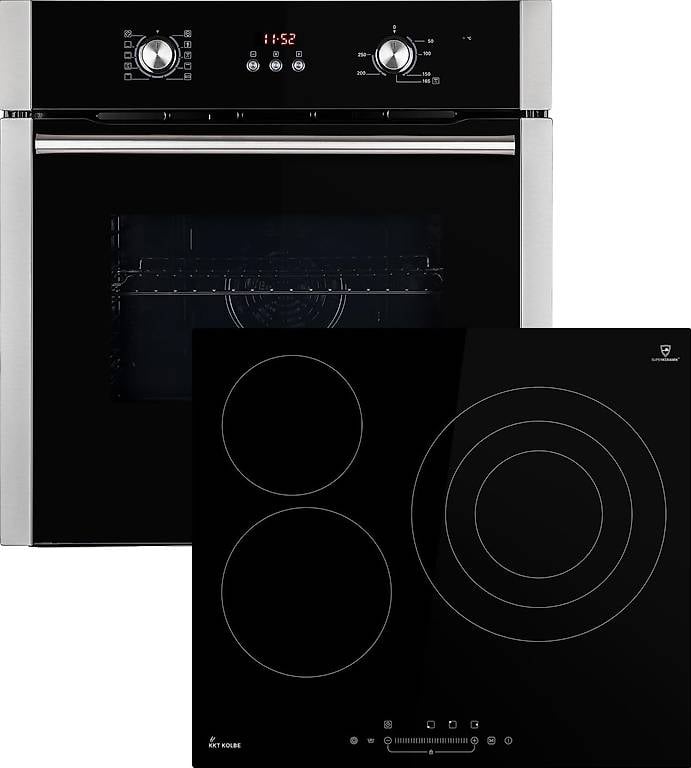 Einbau Backofen mit Kochfeld 70L, 59cm