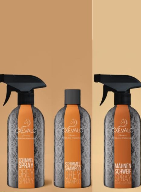 Top natürliches Pflegetrio für helle Pferdehaare