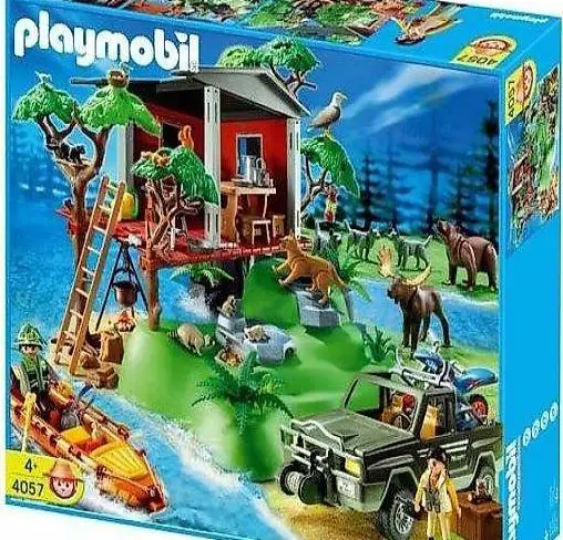 Playmobil 4057 Grosses Baumhauscamp + Pickup