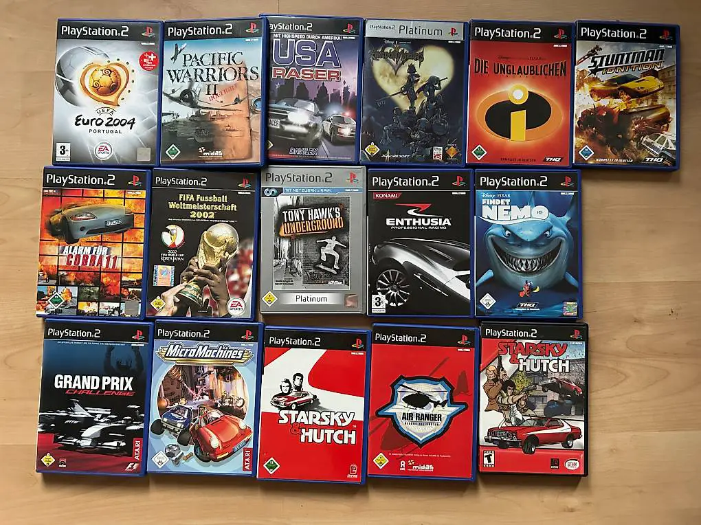 Diverse Sony PS2 Playstation Games Spiele Sammlung