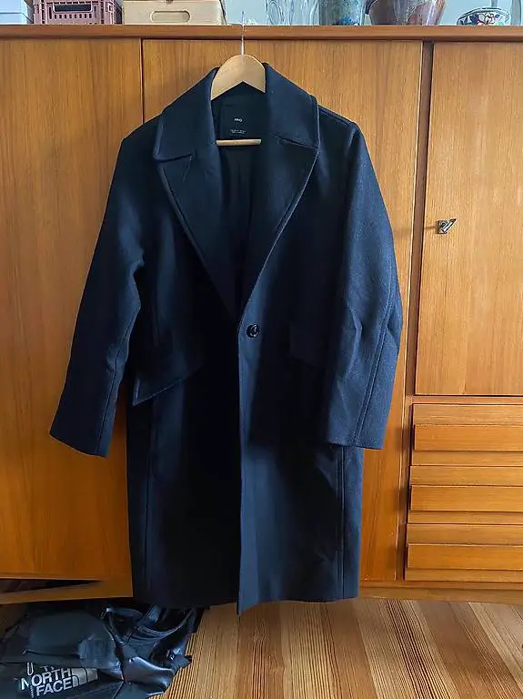 Wollmantel mit Innenfutter