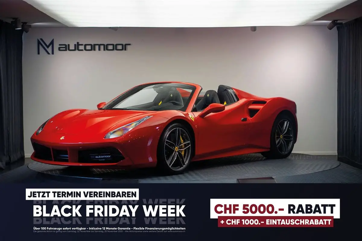 ferrari 488 spider 3.9 v8 *carbon* *lift* *jbl*
