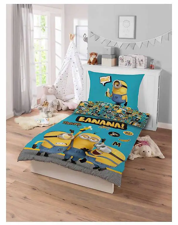 Minions Bettwäsche-Set Banana, 2-tlg.