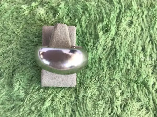  Schlichter massiver Silberring
