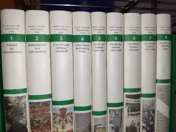 Sankt-Galler Geschichte 2003 alle 9 Bände