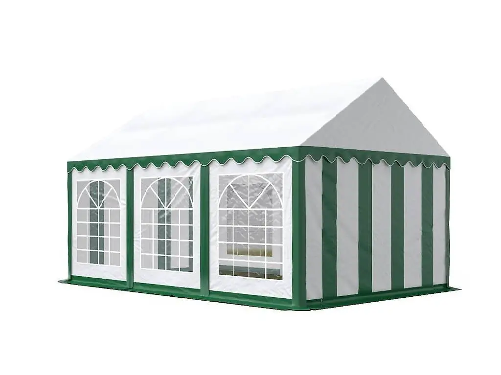 PROFI Festzelt grün / Partyzelt PRO PVC 3x6 Meter HEBU-Tent