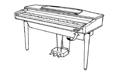 yamaha clavinova cvp-89 e-piano weiss