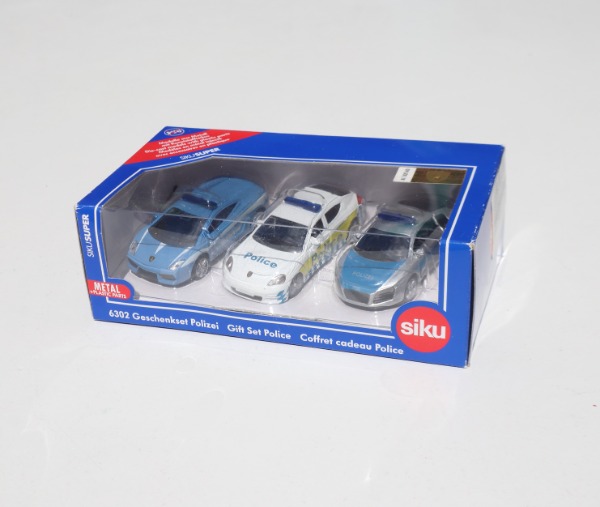 Geschenkset Polizeiautos 3er Set von Siku