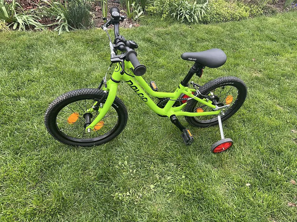 Naloo Chamäleon, 16 Zoll, grün, inkl Stützräder