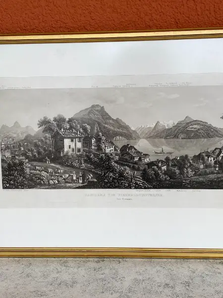 Stich von Johann Rudolf Huber 1797 - 1862